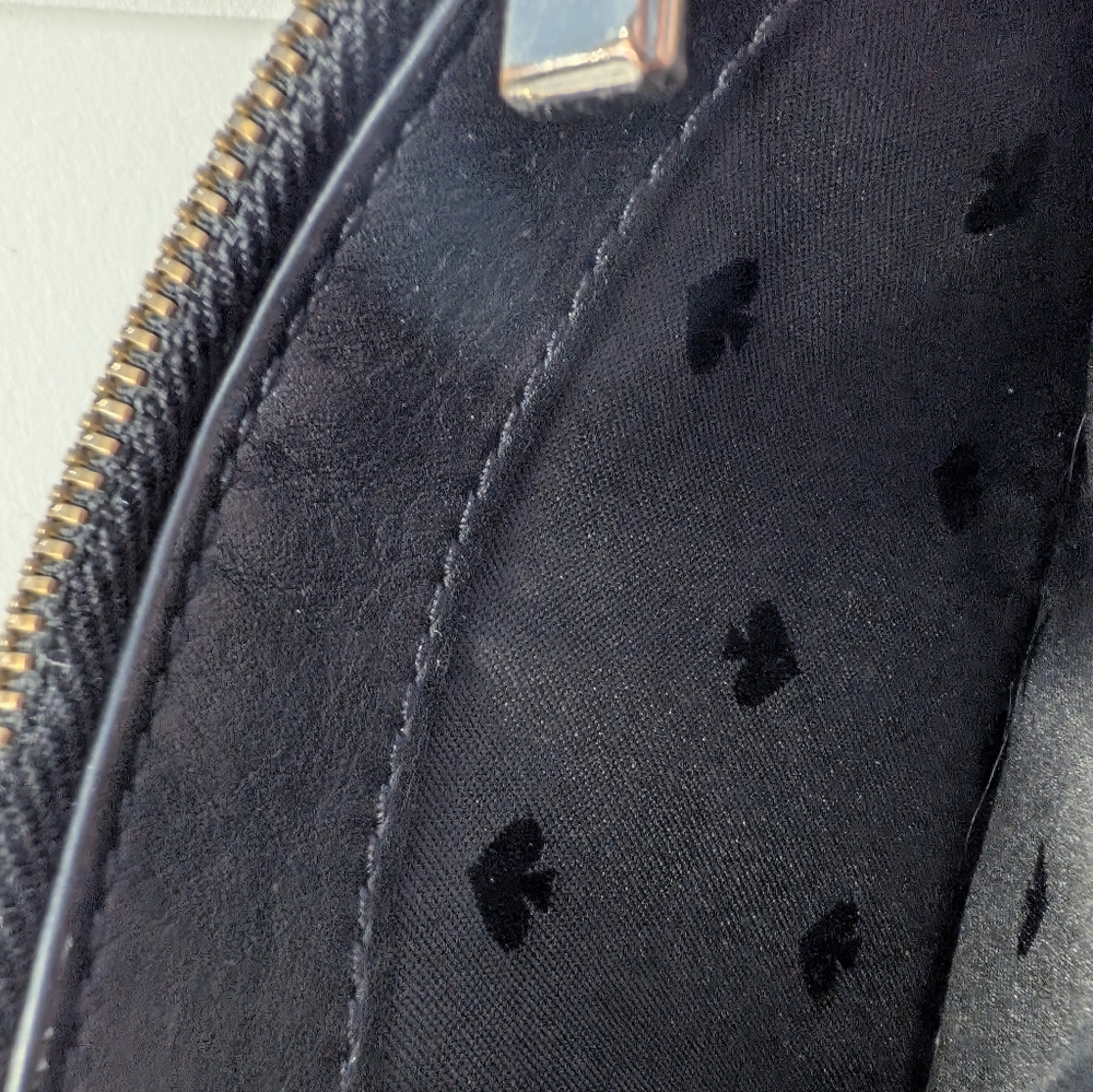 Kate Spade Natalia Large Slim Card Holder Black Quilted Leather - Picture 5 of 6